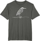 Green Heron Line Art Bird Watcher Ornithology Nature
