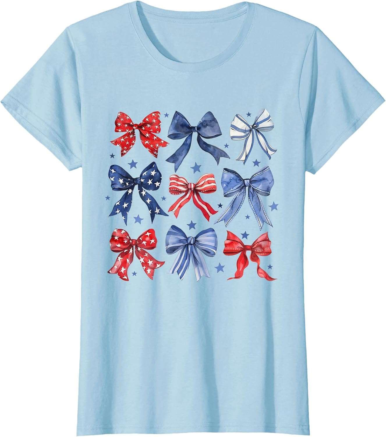 4th of July Coquette Bow Ribbon Red White and Blue