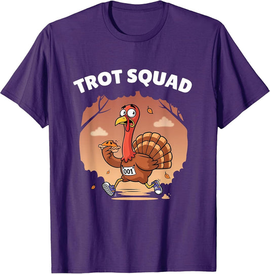 Funny Thanksgiving Turkey Trot Squad Outfit