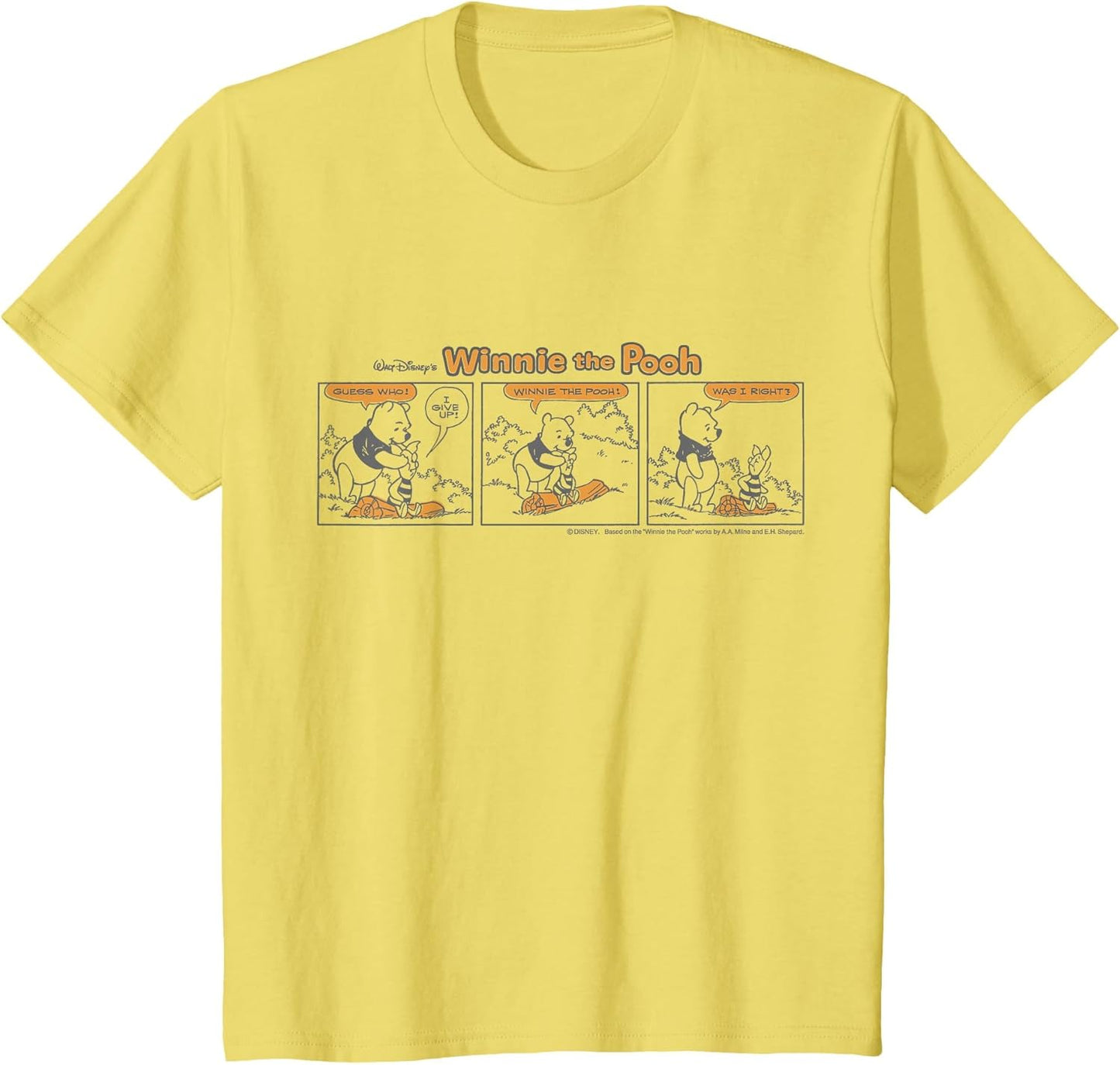 Kids Disney Winnie The Pooh and Piglet Guess Who Comic Strip