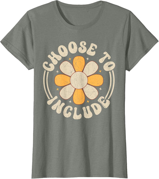Choose to Include Girls Women Orange Unity Day