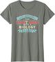 Funny Biology Degree Major Shirt Strong Woman Graduation