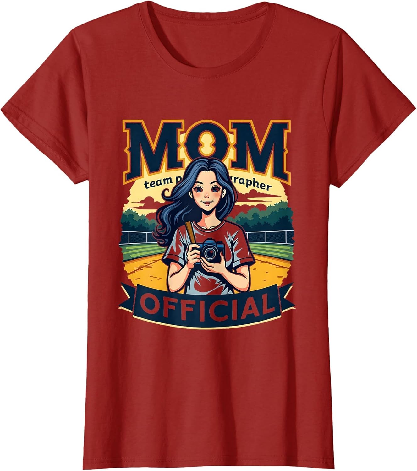 Mom Team Photographer Official Softball Design