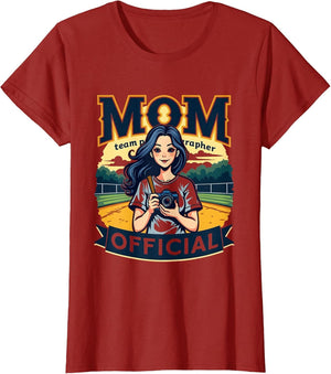 Mom Team Photographer Official Softball Design
