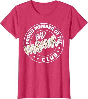 Proud Member of The Bad Mom Club Funny Mothers Day Leopard