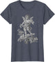 .Young Vintage Angelic Cherub & Flowers Monochrome Design