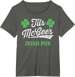 Tits McGee's Irish Pub St. Patrick's Day Funny