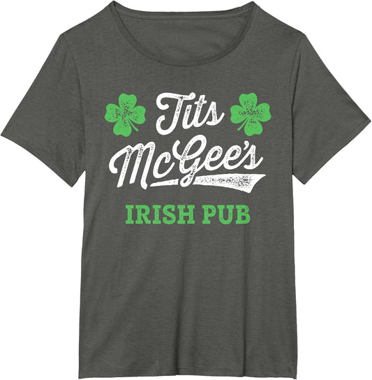 Tits McGee's Irish Pub St. Patrick's Day Funny