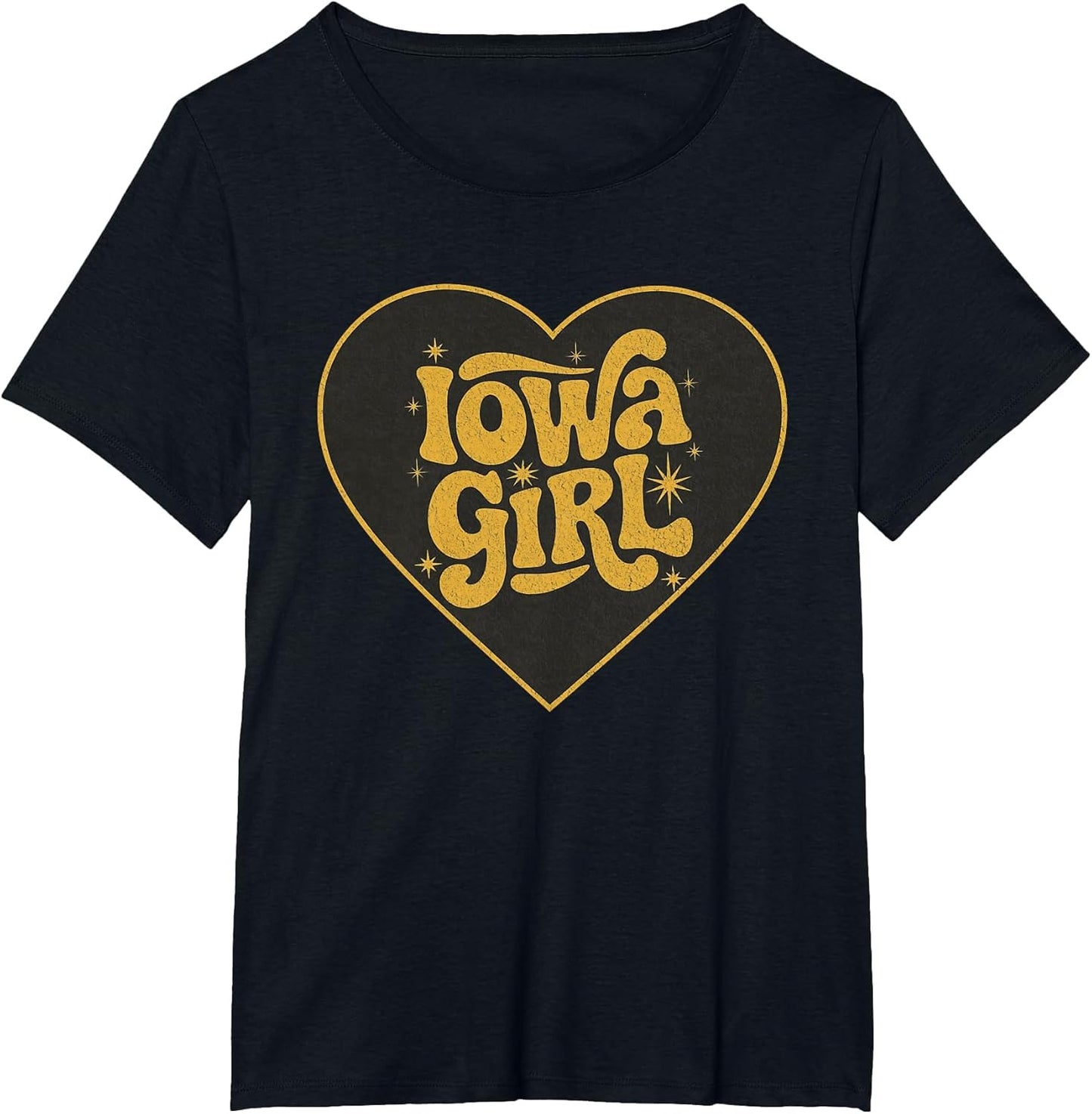 Retro Iowa Girl Heart Throwback Iowa Girls