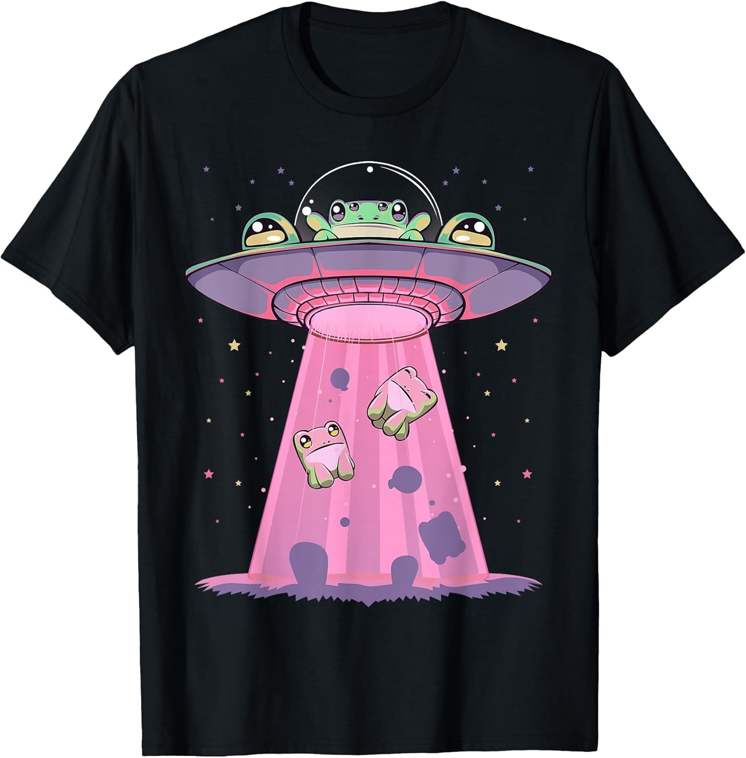 Kawaii Frogs UFO Aliens Frog