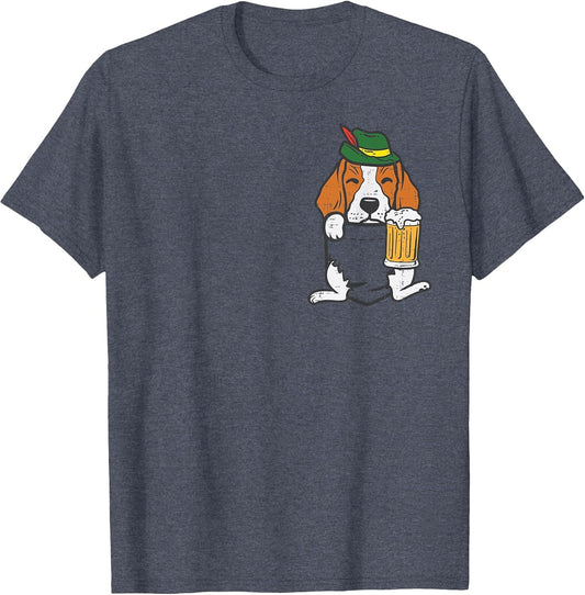 Pocket German Beagle Feet Oktoberfest Bavarian Dog Men Women