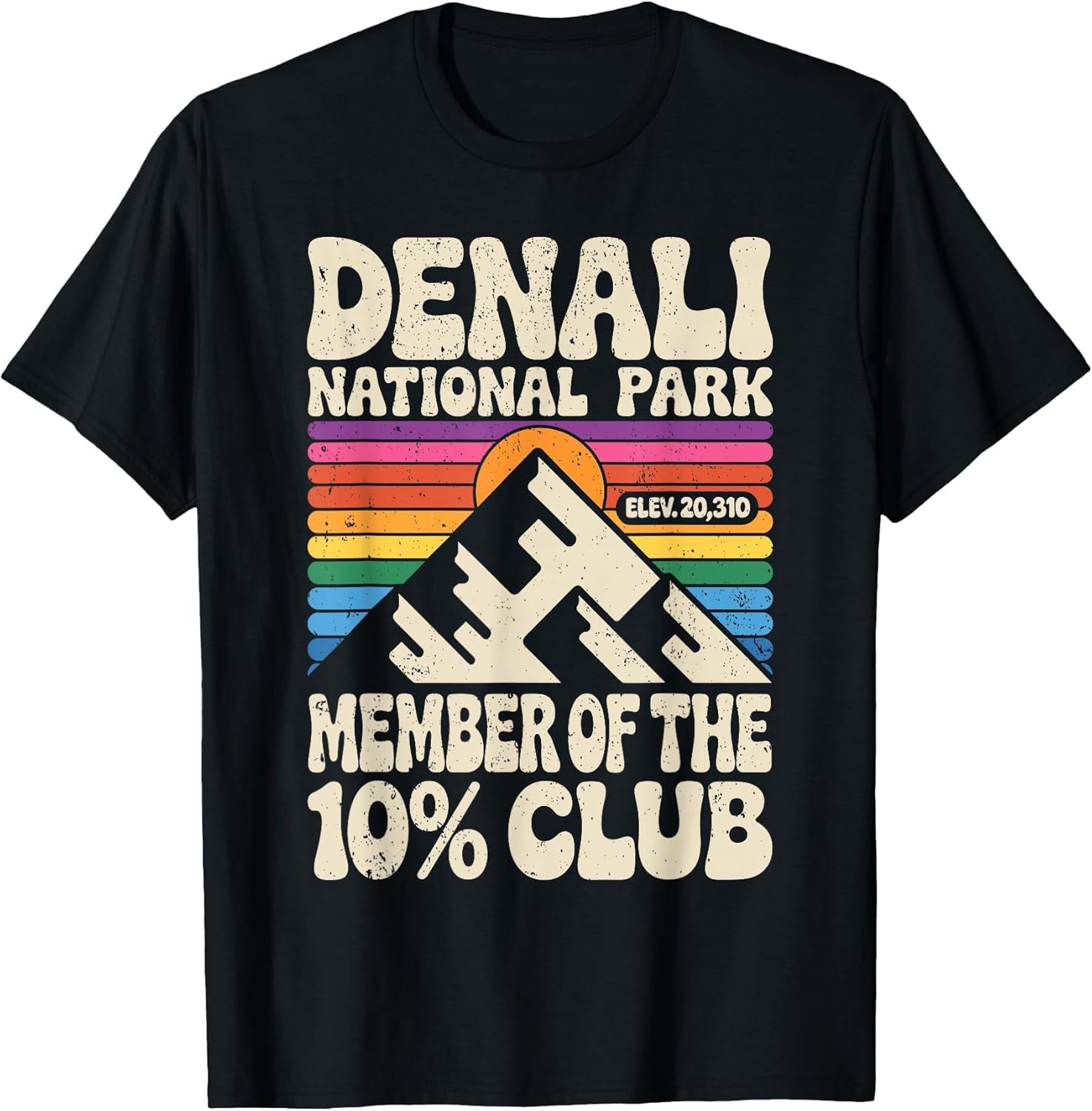 Denali 10 Percent Club Alaska National Park Hiking Souvenir
