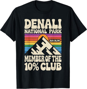 Denali 10 Percent Club Alaska National Park Hiking Souvenir