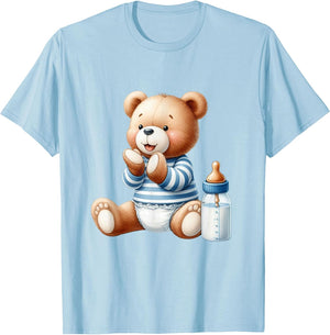Baby Boy Teddy Bear Baby Shower Gender Reveal