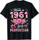 65 Year Old Made in 1961 Floral 65th Birthday Women