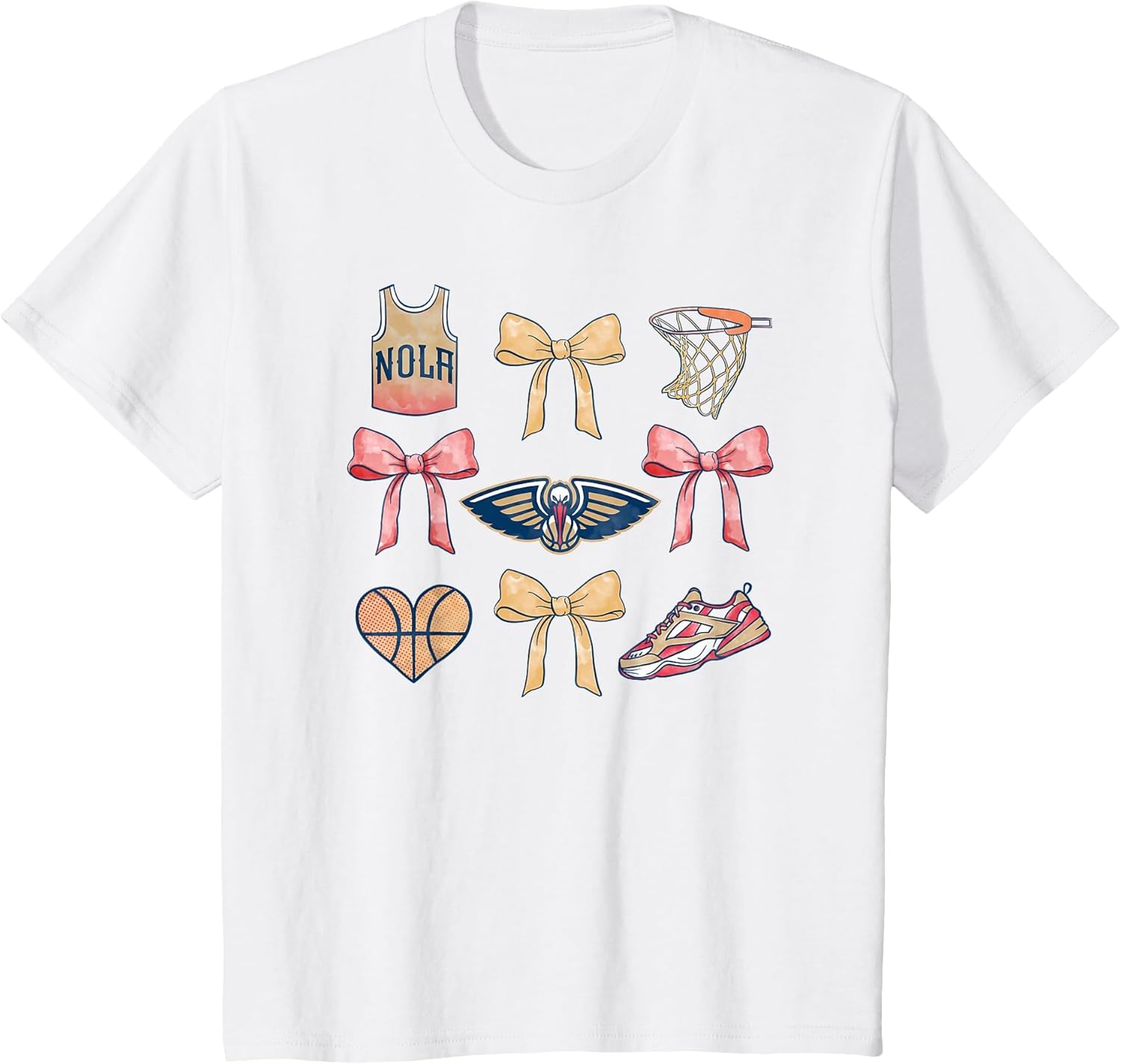 NBA New Orleans Pelicans Bow Grid