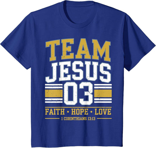 Team Jesus 03 Christian Good Youth Boy God Brother Toddler