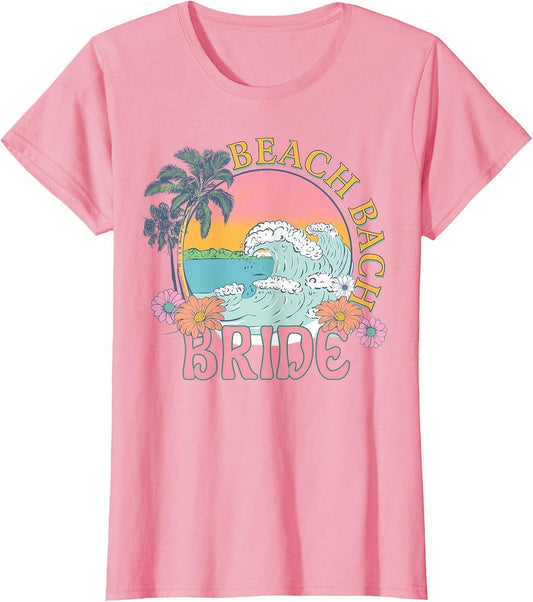 Beach Bach Bride Bridesmaid Retro Summer Bachelorette Party
