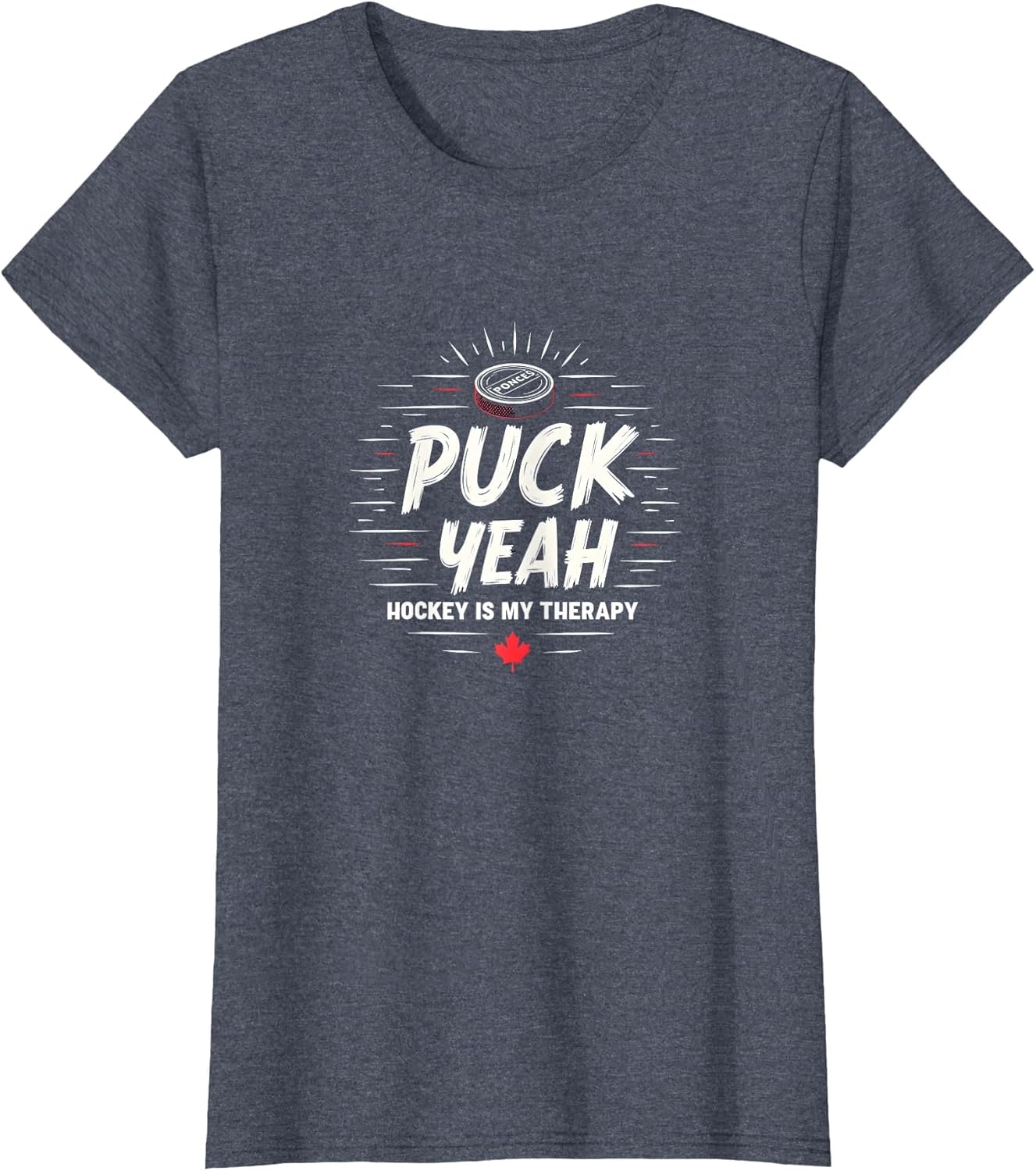Puck Yeah Hockey Is My Therapy Fan Gift