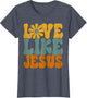 Christian Retro Love Like Jesus Religious Faith God 70s