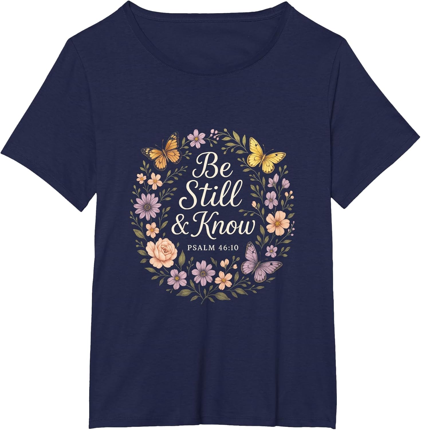Be Still & Know - Christian Faith Bible Verse Art