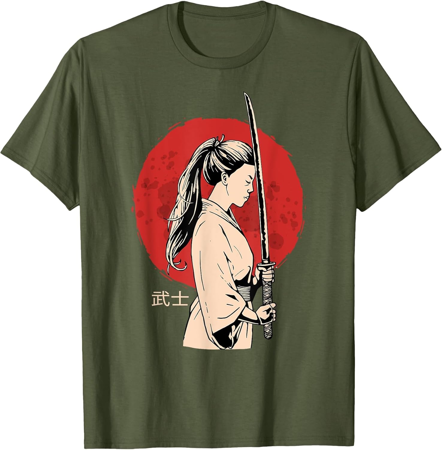 Ancient Japanese Geisha Samurai - Female Samurai - Katana