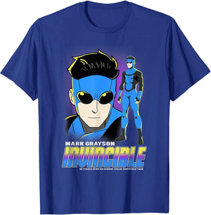 Invincible Mark Grayson Blue Suit Showcase Distressed