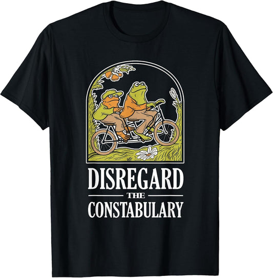 Disregard The Constabulary - Funny Frog Meme Police
