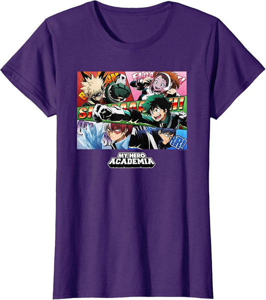 My Hero Academia Class 1-A Group Comic Panels Anime