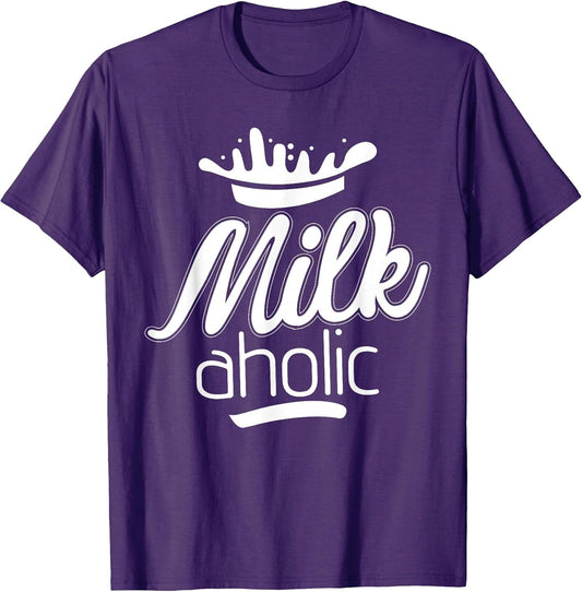 Funny Milk Aholic Milkaholic Milk Drinker Farmers