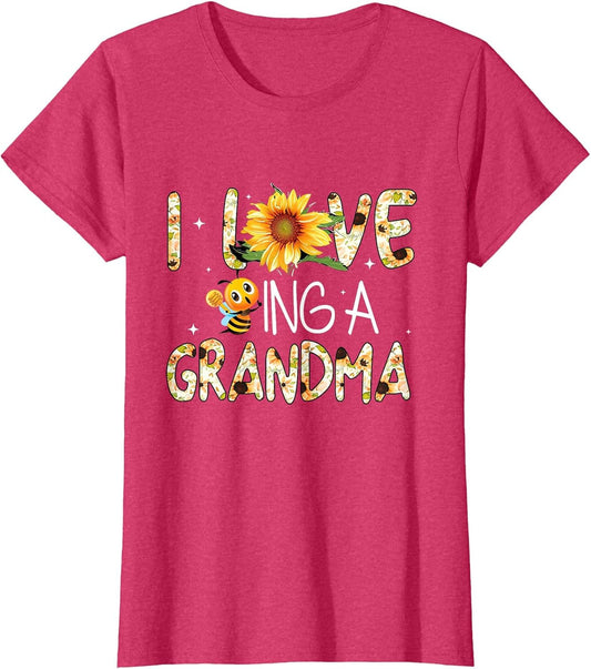 I Love Being A Grandma Sunflower Bee Mother's Day