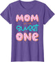Mom of Sweet One 1st First Birthday Matching Family Donut