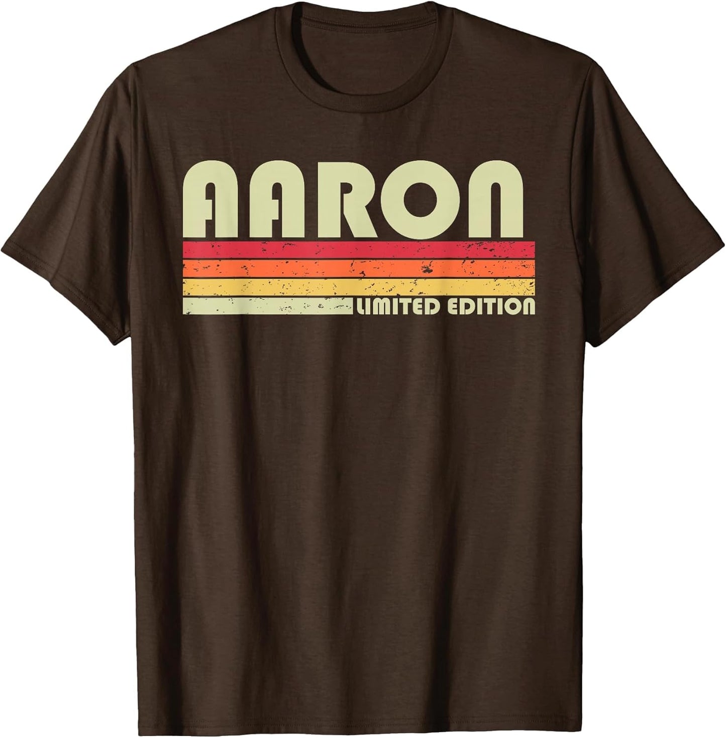 Aaron Surname Funny Retro Vintage 80s 90s Birthday Reunion