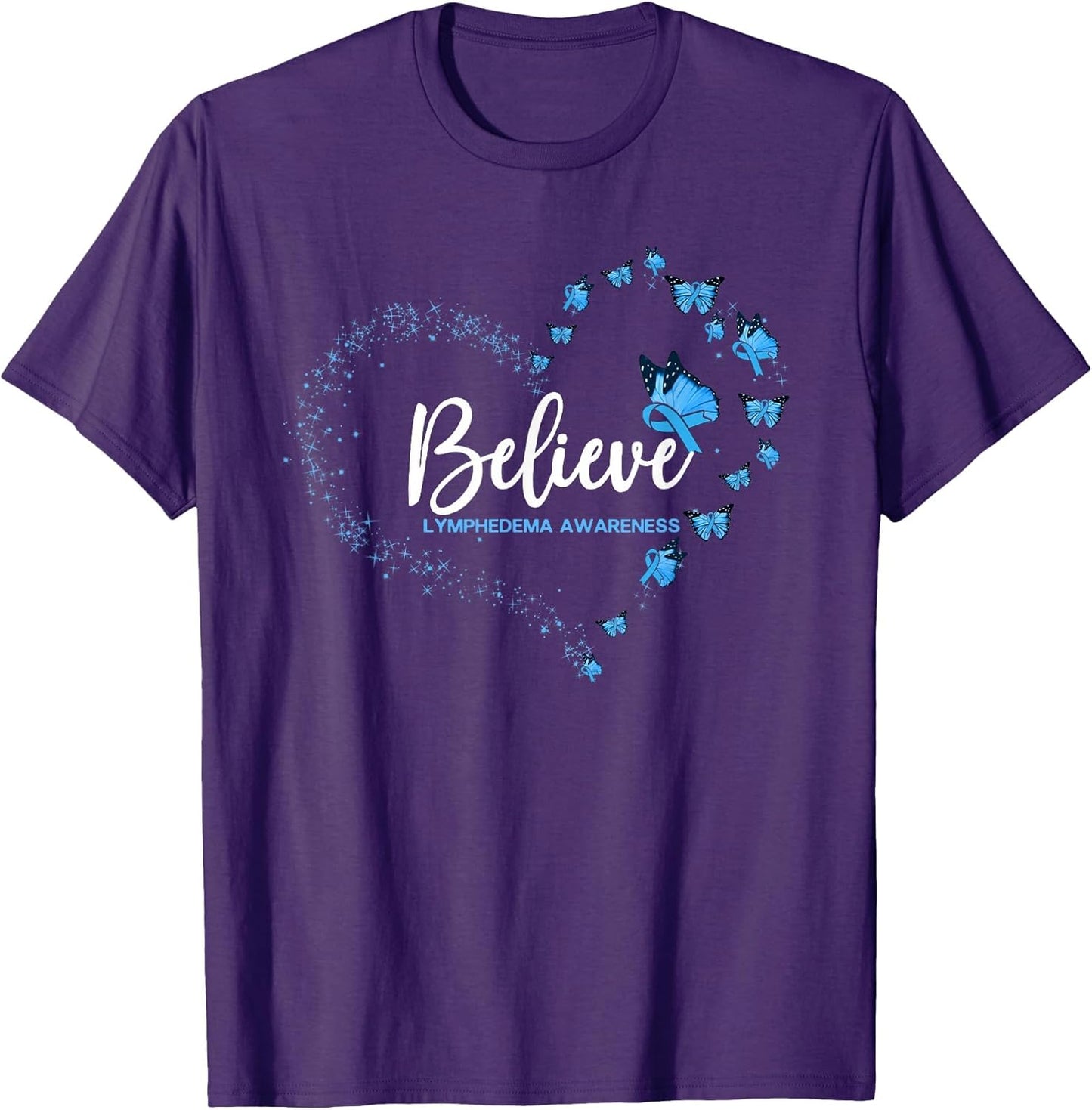 Lymphedema Awareness Butterfly Believe