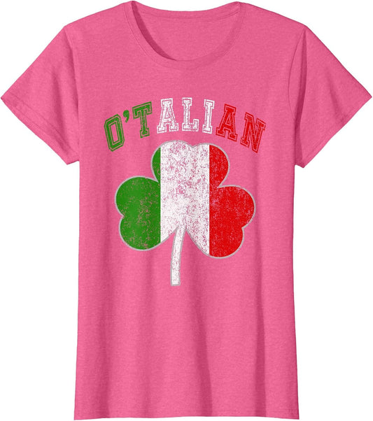 O'Talian St Patricks Day Italian Italy Flag Italia