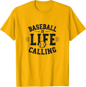 Baseball Is Life Calling Sports Fan Design