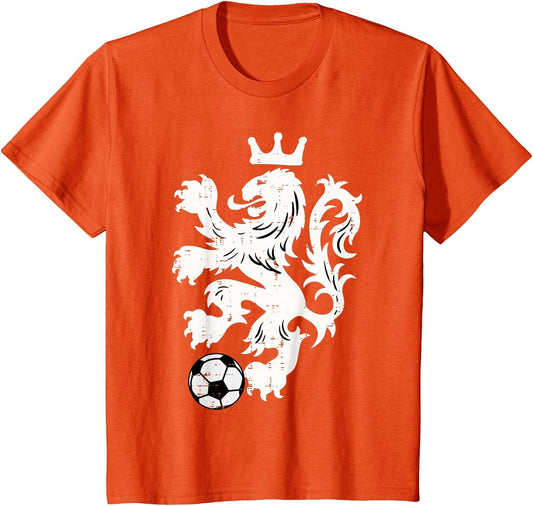 Netherlands Lion Dutch Orange Soccer Fan Men Women Kids