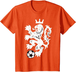 Netherlands Lion Dutch Orange Soccer Fan Men Women Kids