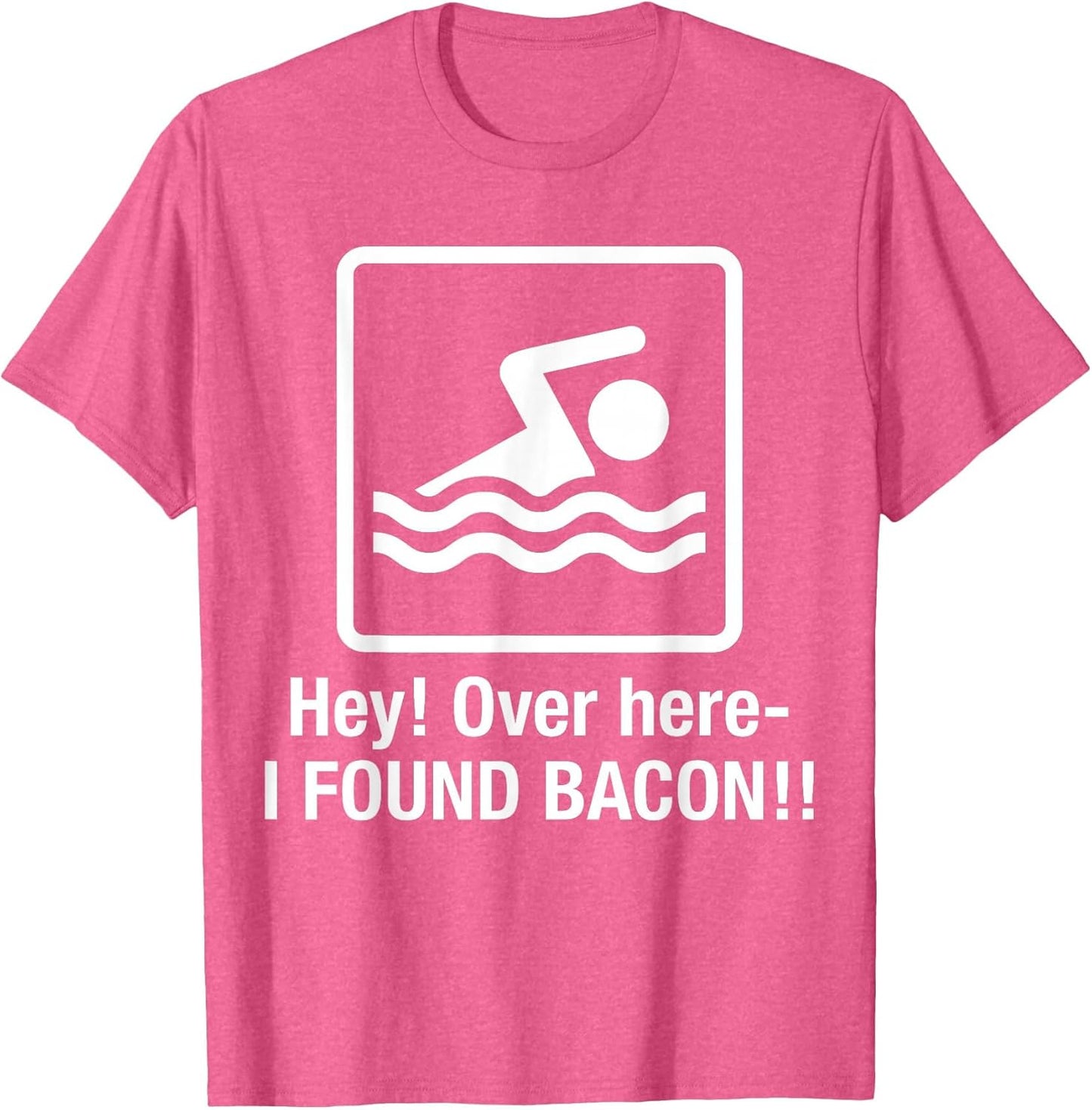 Funny I Found Bacon Top, Bacon Swimming Geek