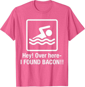 Funny I Found Bacon Top, Bacon Swimming Geek