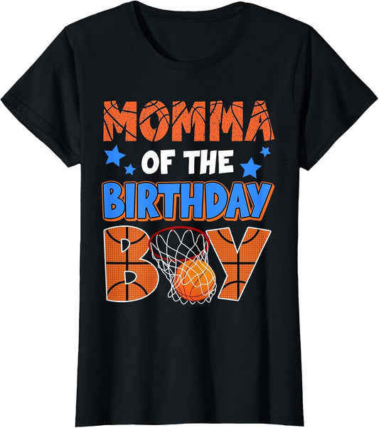 Basketball Momma of The Birthday Boy Family Matching