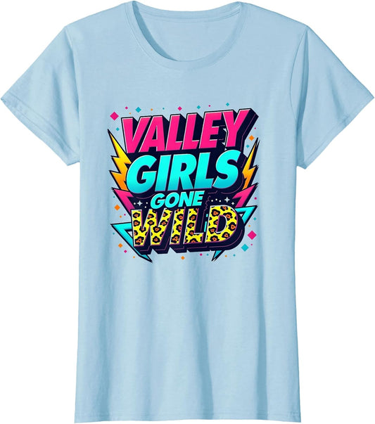 Valley Girls Gone Wild 80s Band Design