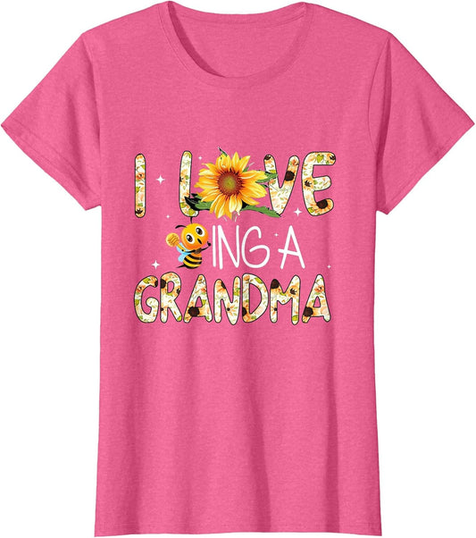 I Love Being A Grandma Sunflower Bee Mother's Day