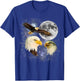 Three Bald Eagle Moon Meme Funny American Bird Eagles Lover