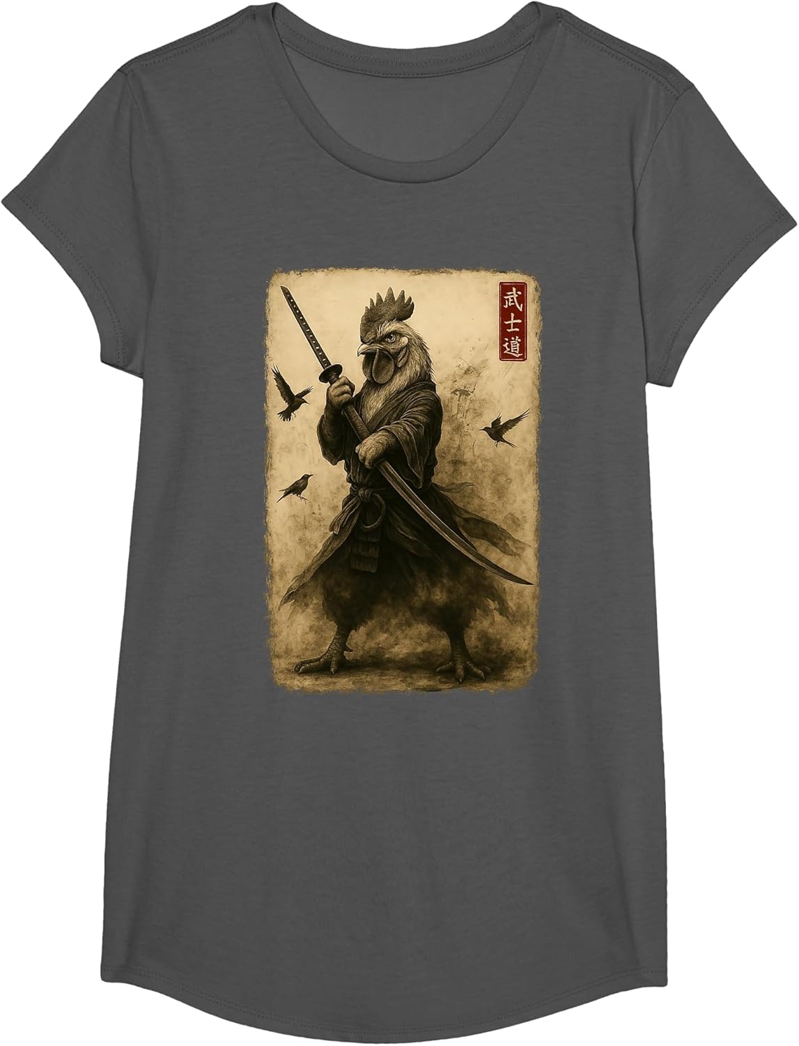Samurai Chicken Japanese Art Chicken Warrior Bushido Katana
