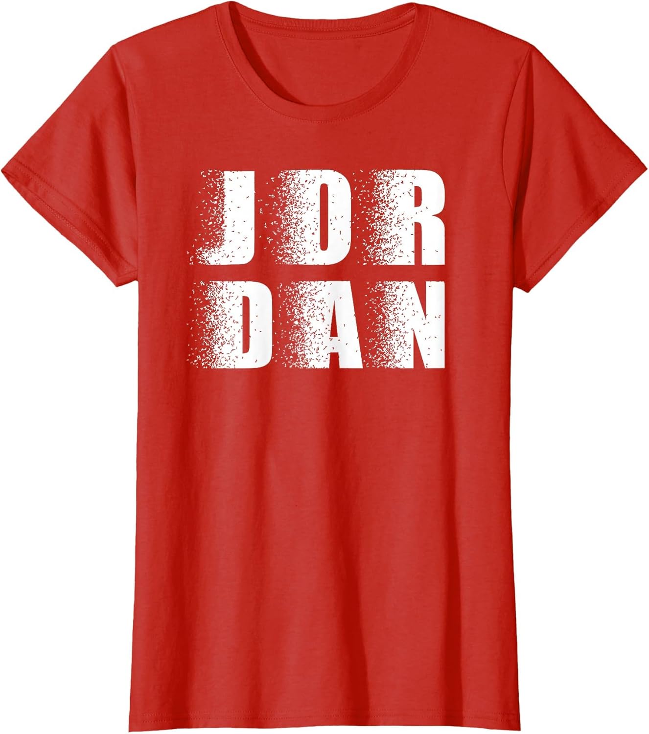 Name Jordan Distressed Typography - Retro Jordan Name Design