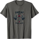 Sweat Now Wine Later Funny Gym Motivation Design