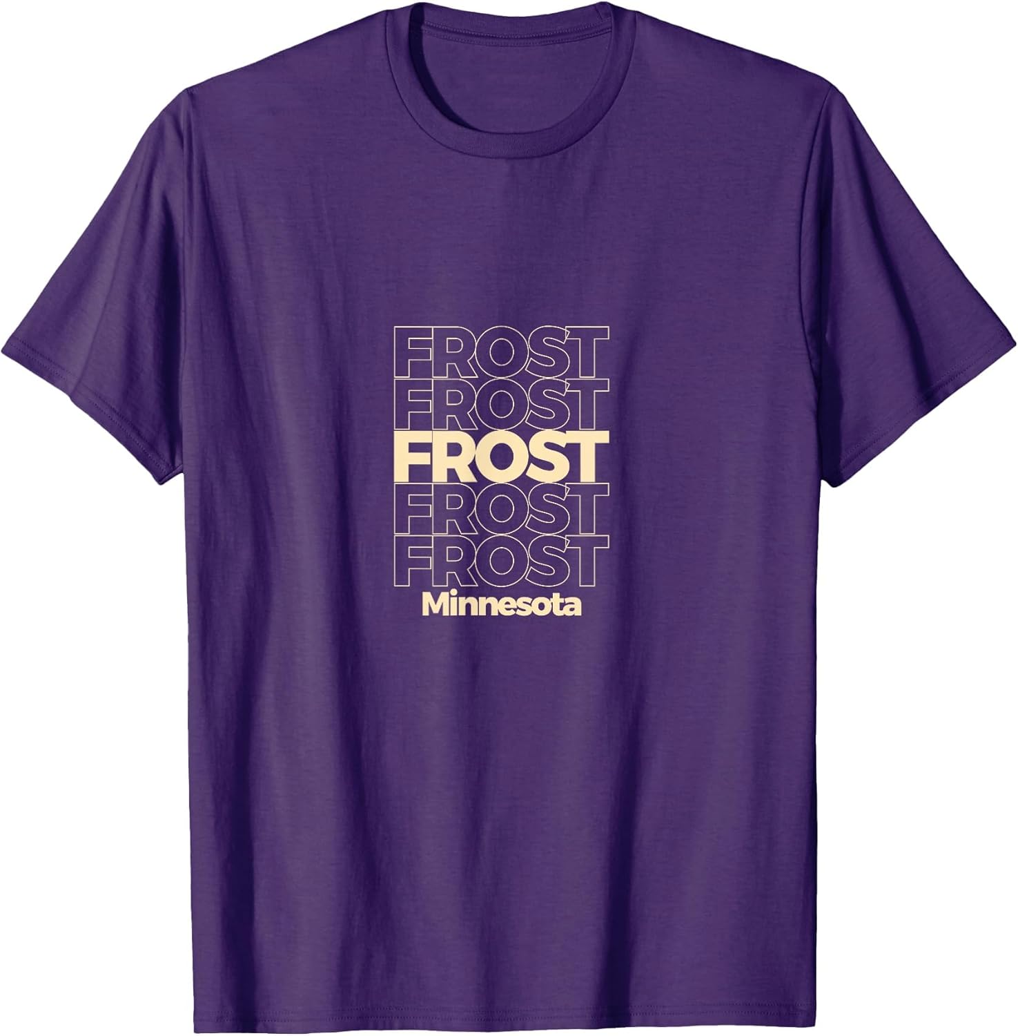 Vintage Frost, Minnesota Repeating Text