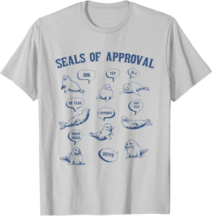 Seals of Approval Shirt Sarcastic Pun Funny Joke