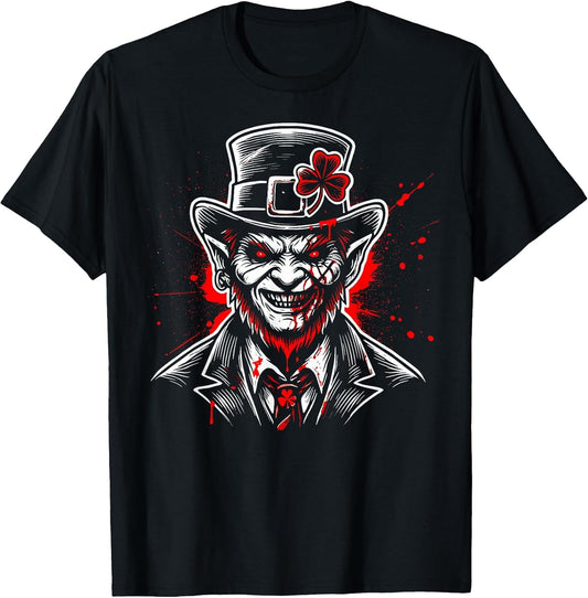 Scary Leprechaun Halloween Costume Creepy Bloody Killer
